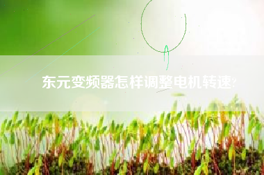 東元變頻器怎樣調整電機轉速?