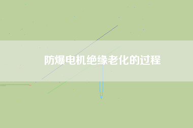 防爆電機(jī)絕緣老化的過程